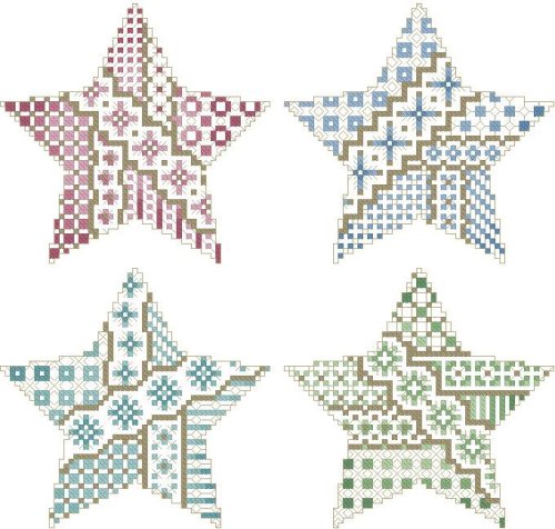 (image for) Crazy Christmas Stars Ornaments